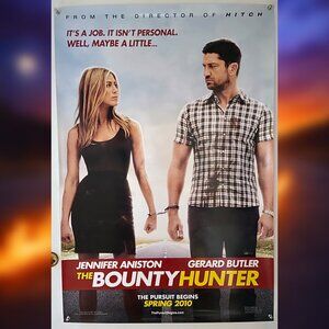 THE BOUNTY HUNTER (2010) - ORIGINAL DOUBLE SIDED ADVANCE MOVIE POSTER